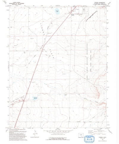 United States Geological Survey Tyrone, CO (1993, 24000-Scale) digital map