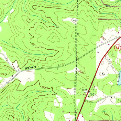 United States Geological Survey Tyrone, GA (1965, 24000-Scale) digital map
