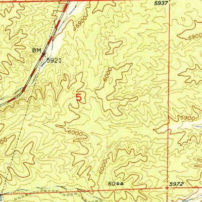 United States Geological Survey Tyrone, NM (1950, 24000-Scale) digital map