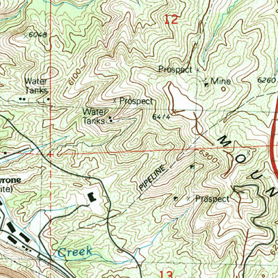 United States Geological Survey Tyrone, NM (1992, 24000-Scale) digital map