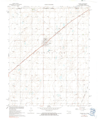 United States Geological Survey Tyrone, OK-KS (1967, 24000-Scale) digital map