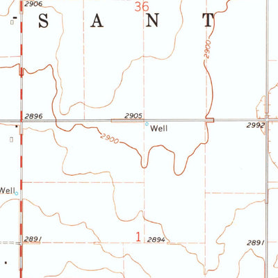 United States Geological Survey Tyrone, OK-KS (1967, 24000-Scale) digital map
