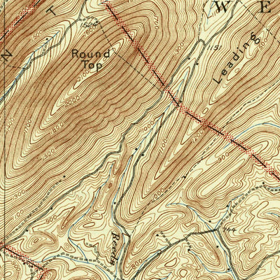 United States Geological Survey Tyrone, PA (1933, 62500-Scale) digital map