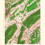United States Geological Survey Tyrone, PA (1946, 62500-Scale) digital map