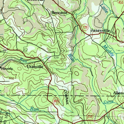 United States Geological Survey Tyrone, PA (1984, 100000-Scale) digital map