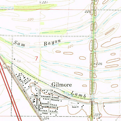 United States Geological Survey Tyronza, AR (1974, 24000-Scale) digital map