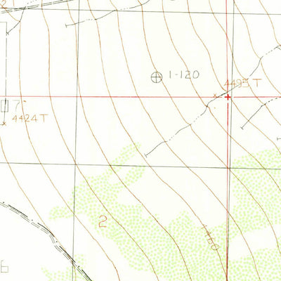 United States Geological Survey U Bar Ridge, NM (1982, 24000-Scale) digital map