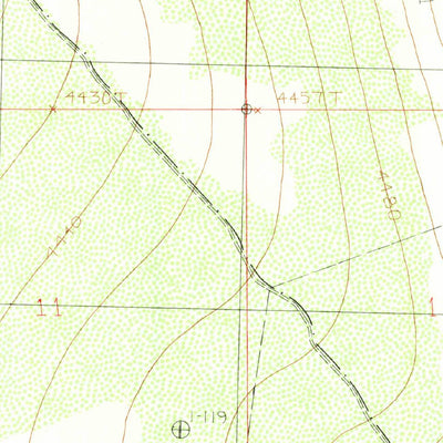 United States Geological Survey U Bar Ridge, NM (1982, 24000-Scale) digital map