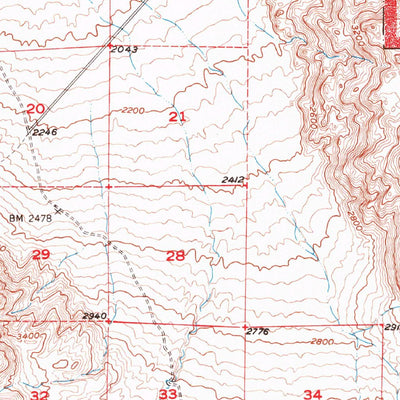 United States Geological Survey Ubehebe Peak, CA (1950, 62500-Scale) digital map