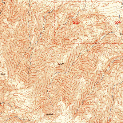 United States Geological Survey Ubehebe Peak, CA (1951, 62500-Scale) digital map