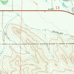 United States Geological Survey Ucross, WY (1970, 24000-Scale) digital map