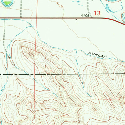 United States Geological Survey Ucross, WY (1970, 24000-Scale) digital map