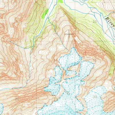 United States Geological Survey Ugashik A-3, AK (1954, 63360-Scale) digital map
