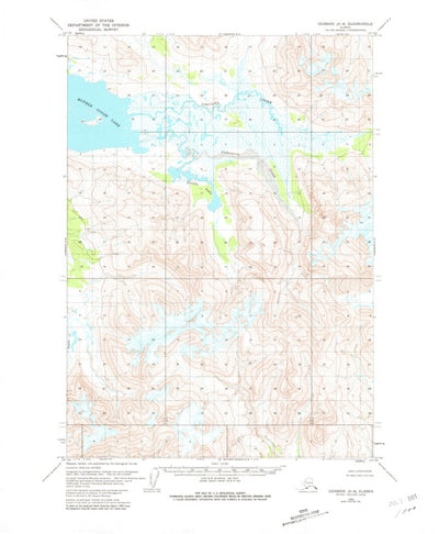 United States Geological Survey Ugashik A-4, AK (1963, 63360-Scale) digital map