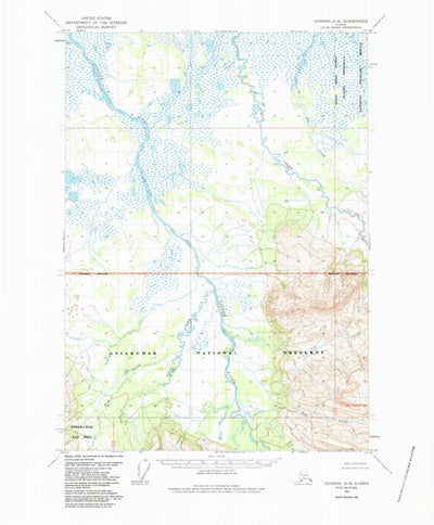 United States Geological Survey Ugashik A-6, AK (1963, 63360-Scale) digital map