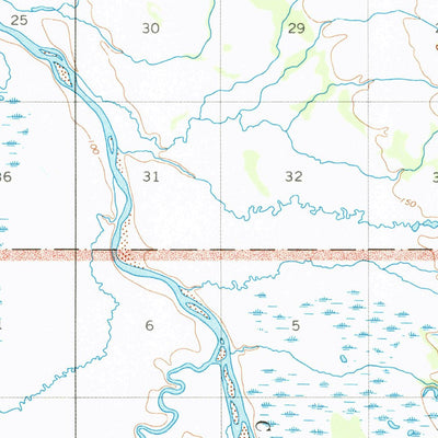 United States Geological Survey Ugashik A-6, AK (1963, 63360-Scale) digital map