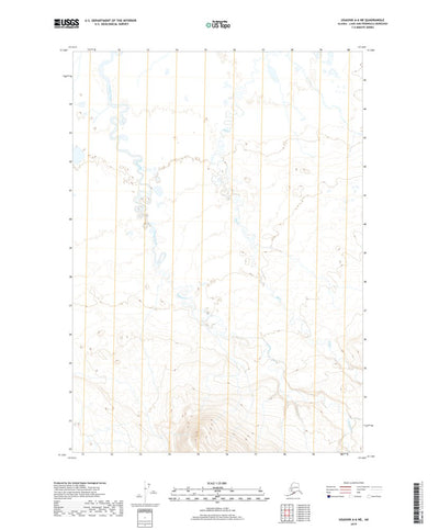 United States Geological Survey Ugashik A-6 NE, AK (2019, 25000-Scale) digital map