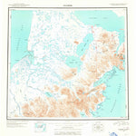 United States Geological Survey Ugashik, AK (1943, 250000-Scale) digital map