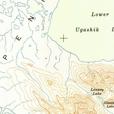 United States Geological Survey Ugashik, AK (1948, 250000-Scale) digital map