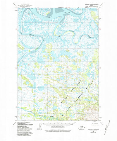 United States Geological Survey Ugashik B-5, AK (1954, 63360-Scale) digital map