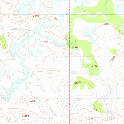 United States Geological Survey Ugashik C-2, AK (1951, 63360-Scale) digital map