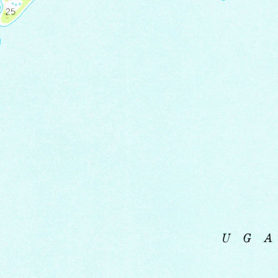 United States Geological Survey Ugashik C-3, AK (1951, 63360-Scale) digital map