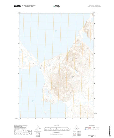 United States Geological Survey Ugashik C-3 SE, AK (2019, 25000-Scale) digital map