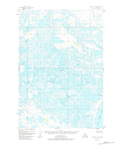United States Geological Survey Ugashik C-4, AK (1951, 63360-Scale) digital map