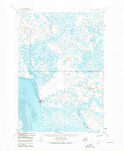 United States Geological Survey Ugashik C-5, AK (1951, 63360-Scale) digital map