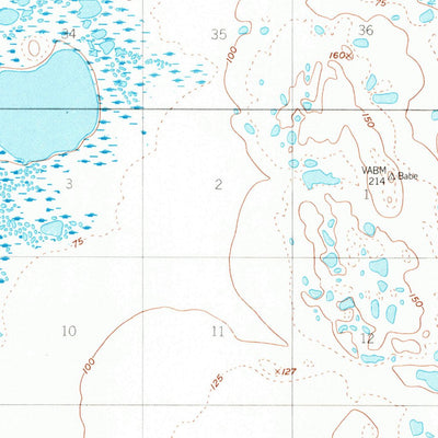 United States Geological Survey Ugashik C-5, AK (1951, 63360-Scale) digital map