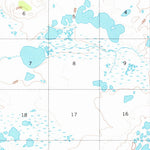 United States Geological Survey Ugashik D-4, AK (1951, 63360-Scale) digital map