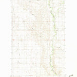 United States Geological Survey Uhlan Coulee, MT (1983, 24000-Scale) digital map