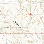 United States Geological Survey Uhlan Coulee, MT (1983, 24000-Scale) digital map