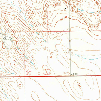 United States Geological Survey Uhler Ranch, CO (1962, 24000-Scale) digital map