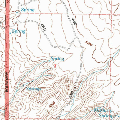 United States Geological Survey Uhlmeyer Spring, CA (1994, 24000-Scale) digital map