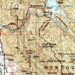 United States Geological Survey Ukiah, CA (1957, 250000-Scale) digital map