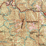 United States Geological Survey Ukiah, CA (1957, 250000-Scale) digital map
