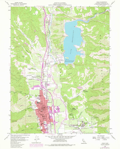 United States Geological Survey Ukiah, CA (1958, 24000-Scale) digital map