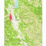 United States Geological Survey Ukiah, CA (1958, 62500-Scale) digital map