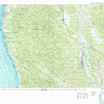 United States Geological Survey Ukiah, CA (1981, 100000-Scale) digital map