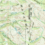 United States Geological Survey Ukiah, CA (1981, 100000-Scale) digital map