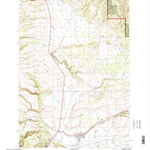 United States Geological Survey Ukiah, OR (1995, 24000-Scale) digital map