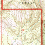 United States Geological Survey Ukiah, OR (1995, 24000-Scale) digital map
