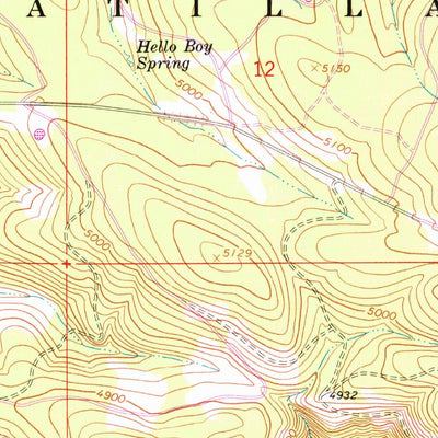 United States Geological Survey Ukiah SE, OR (1967, 24000-Scale) digital map