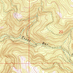 United States Geological Survey Ukiah SE, OR (1967, 24000-Scale) digital map