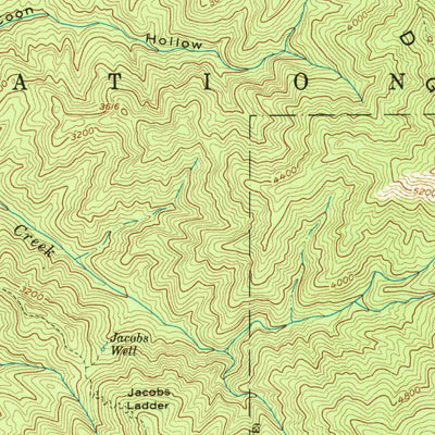 United States Geological Survey Ukonom Lake, CA (1955, 62500-Scale) digital map