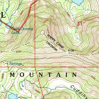 United States Geological Survey Ukonom Lake, CA (2001, 24000-Scale) digital map