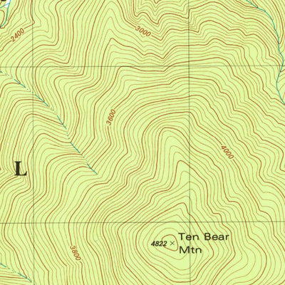 United States Geological Survey Ukonom Mountain, CA (1980, 24000-Scale) digital map