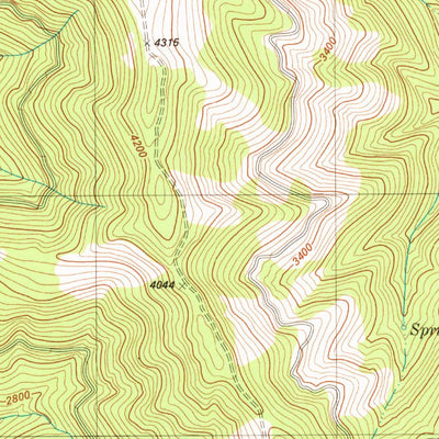 United States Geological Survey Ukonom Mountain, CA (1980, 24000-Scale) digital map