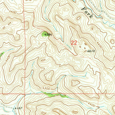 United States Geological Survey Ulm, WY (1970, 24000-Scale) digital map